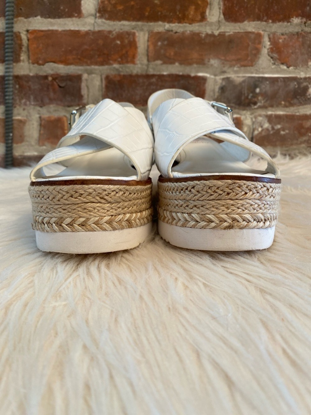 Vince Camuto Marietten Leather  Platform Wedges, Size 10 - Picture 8 of 16